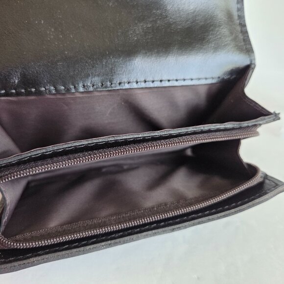 EUC Patricia Nash Olmetta Wallet in Black Leather - Picture 7 of 11